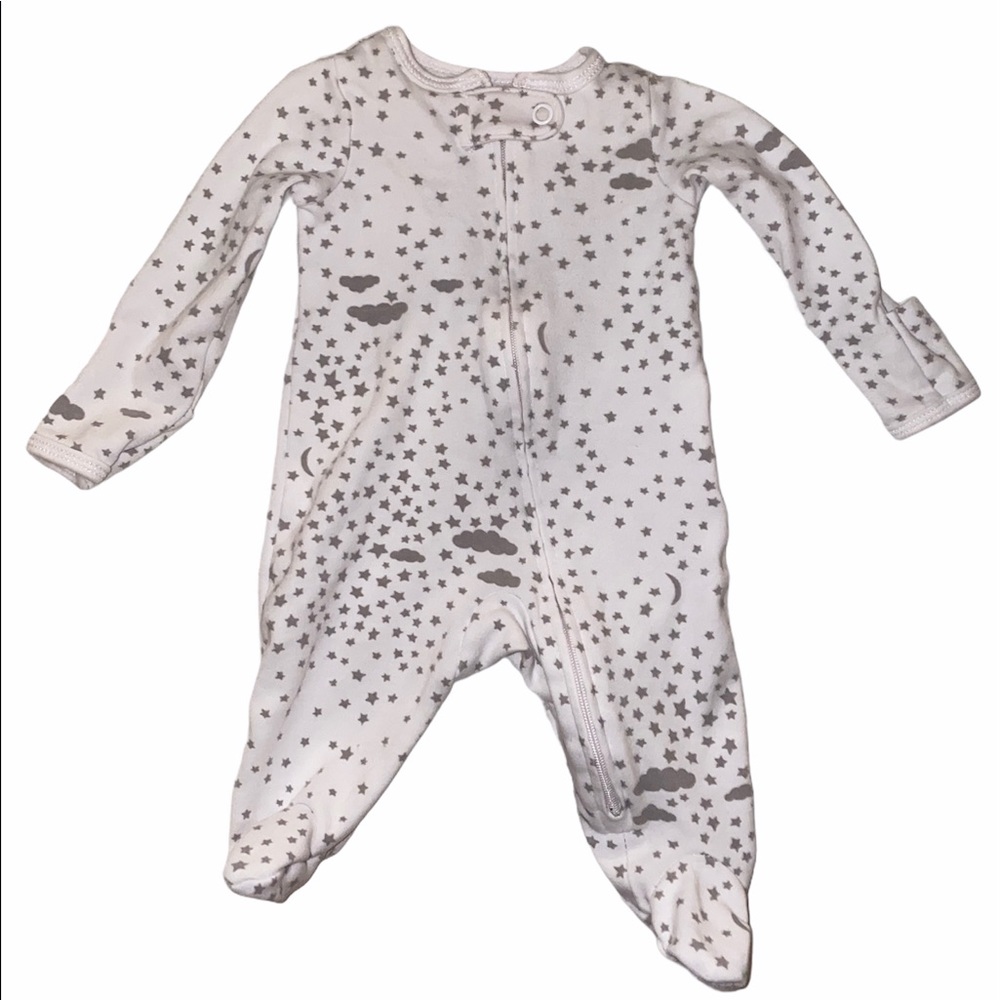 Simple Joys Footed Sleeper With Hand Cuff Newborn